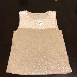 J. Crew sequin tank